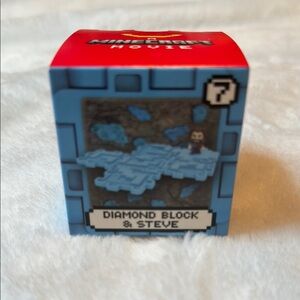 Minecraft Diamond Block & Steve McDonald’s Happy Meal Toy NWT